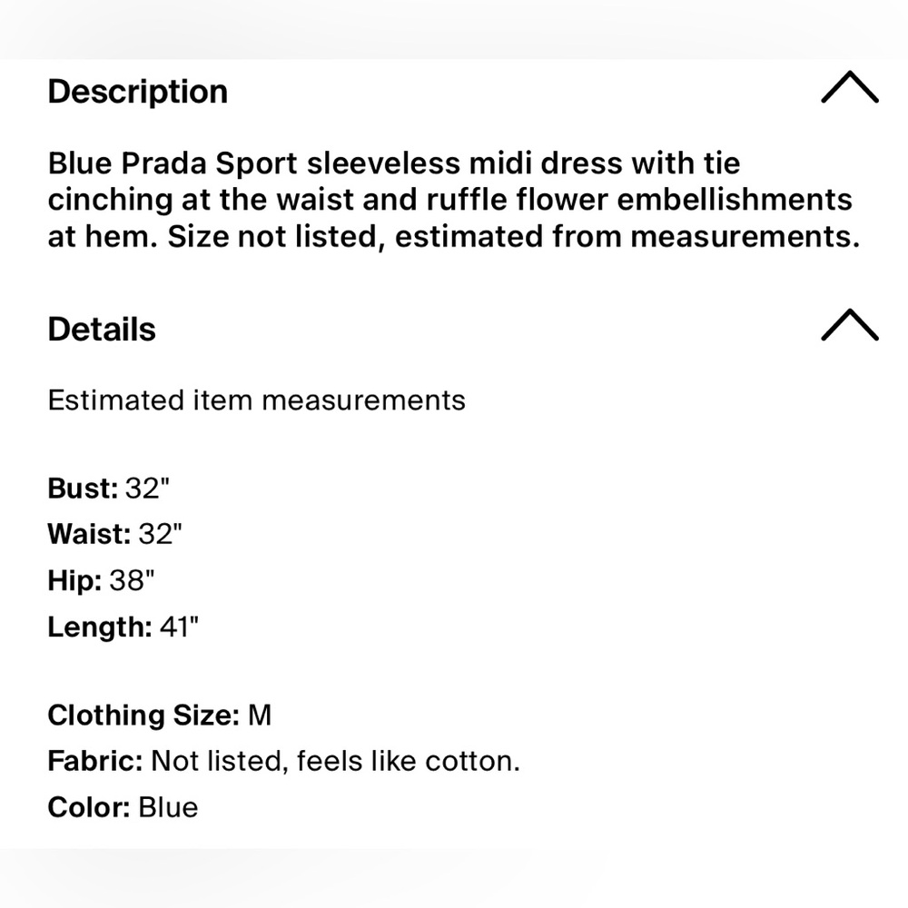 Prada Sport Midnight Blue Midi Dress - Picture 5 of 6